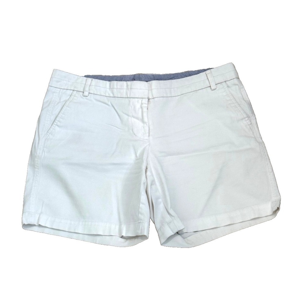 Land n' Sea Women's Stretch Shorts; White; Size 4